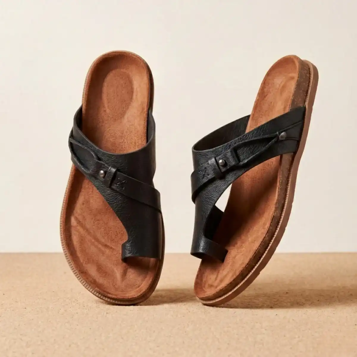 Women Orthopedic Sandals Bunion Correction Slippers Toe Separate Flat